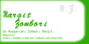 margit zombori business card